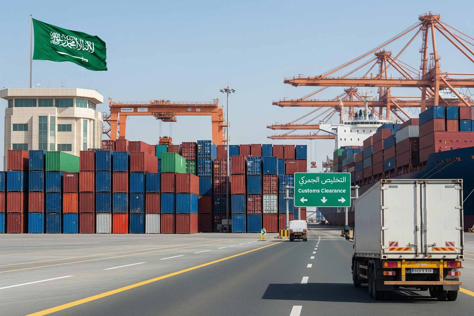 Saudi customs import from UAE