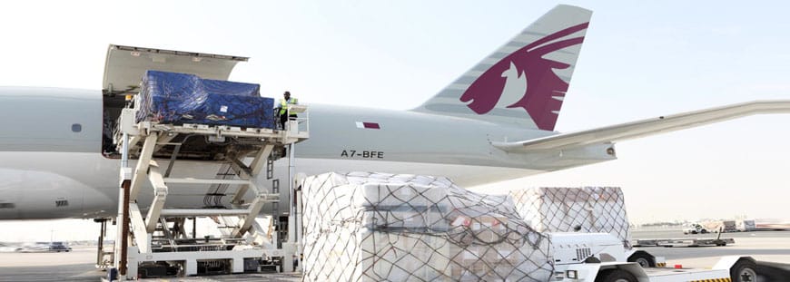 Dubai to Qatar cargo company