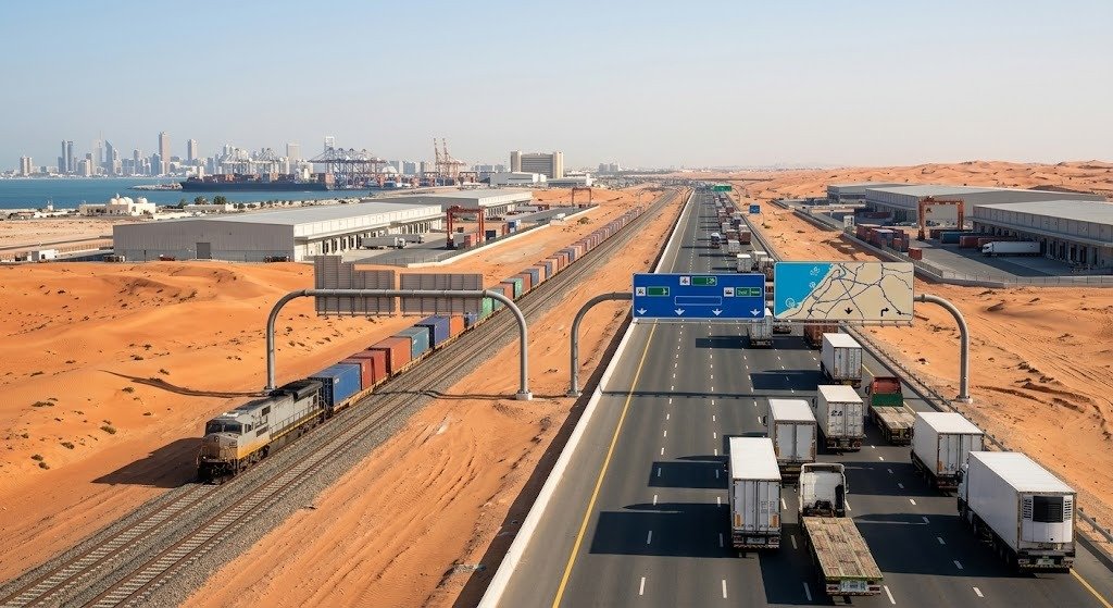 GCC to UAE freight corridors