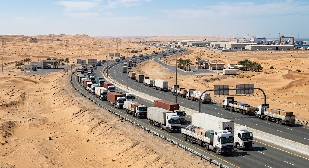 UAE Saudi Freight Routes