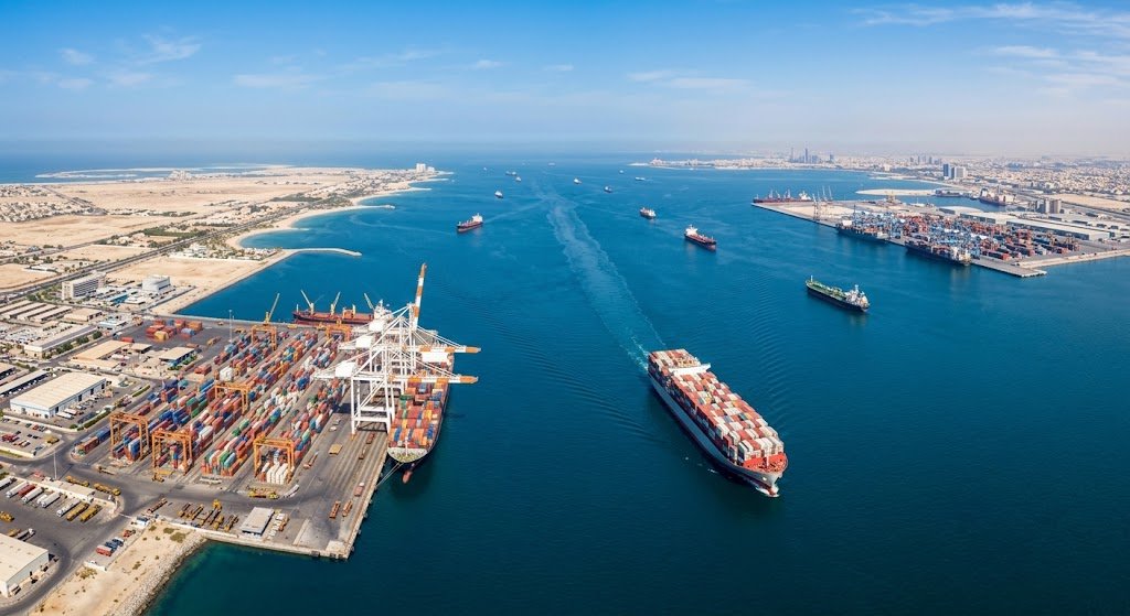 Dubai to Dammam freight route